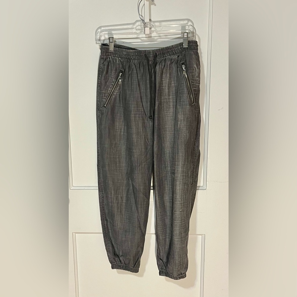 Bella Dahl Charcoal Joggers with Zipper Pockets